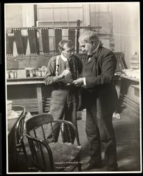 Thomas Edison in seinem Labor, 1906